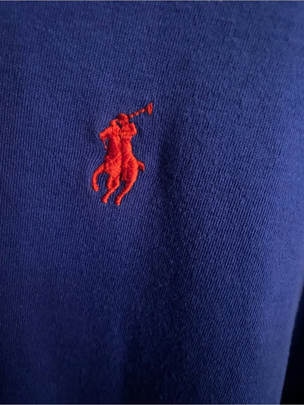 Ralph Lauren Men’s Royal Blue Polo with Red Pony